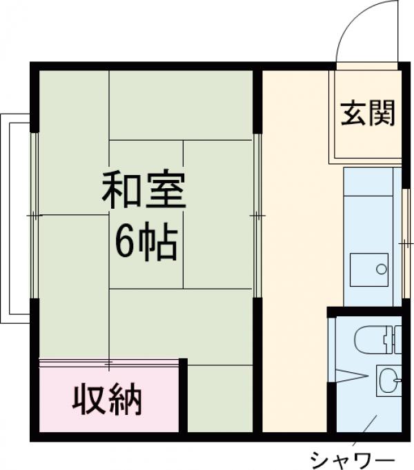 茂木ハイツの間取り