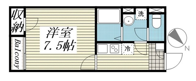 コーポニッコーの間取り