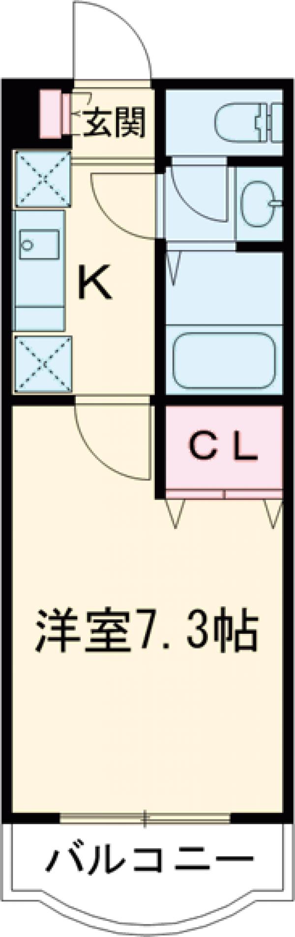 エクセルいづみ・111号室の間取り