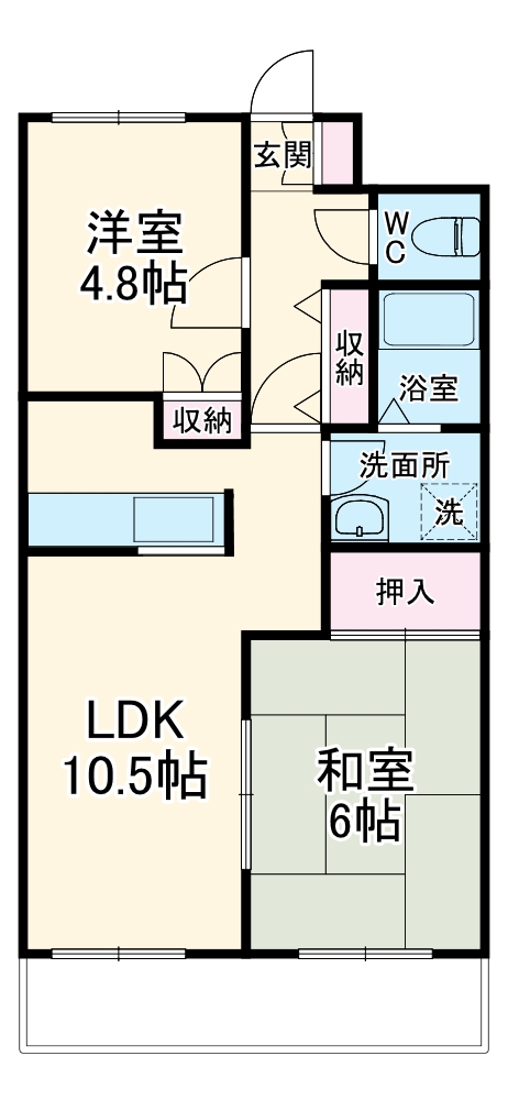 グランチェスタⅠの間取り