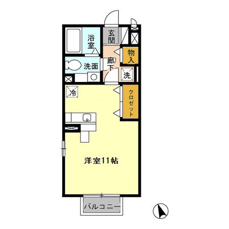 ハーモニーひのの間取り