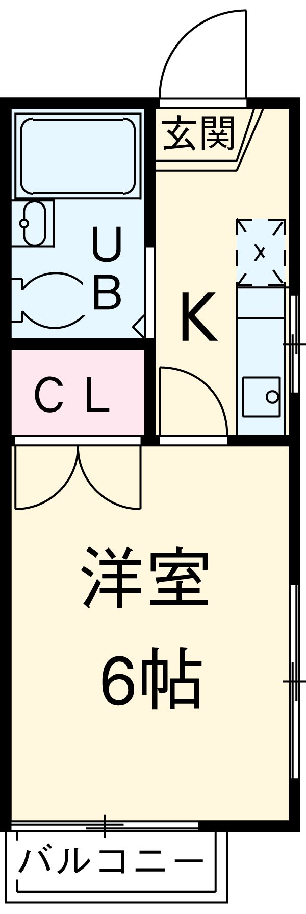 国立ウエストAの間取り