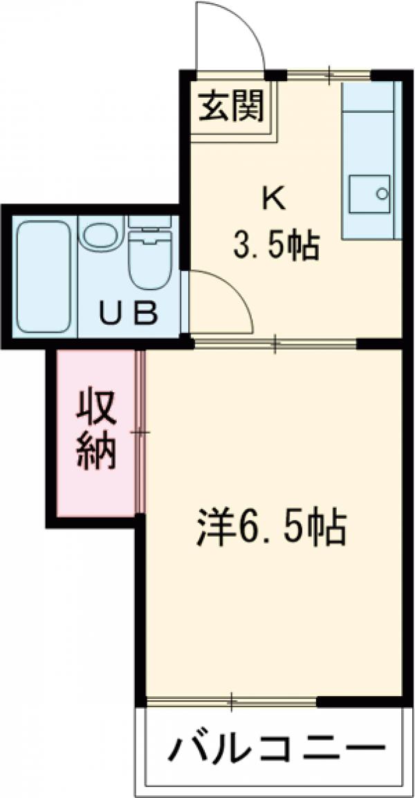 ハウス白ユリの間取り