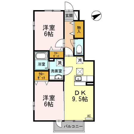 サンモール豊田の間取り