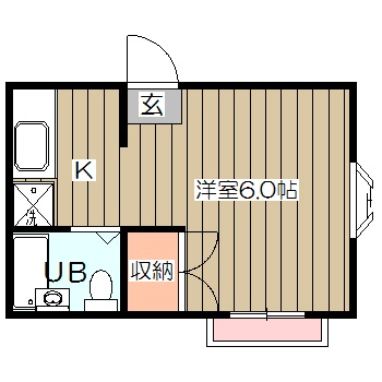 コーポ中村の間取り