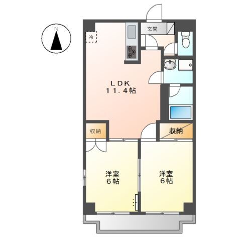 アメニティプレイスの間取り