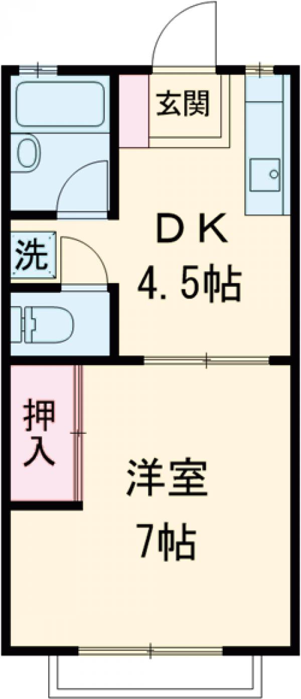 グリーンハイツの間取り