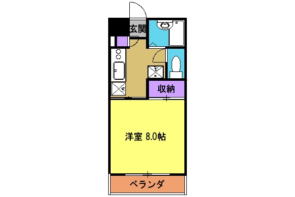 ロベリア国立の間取り