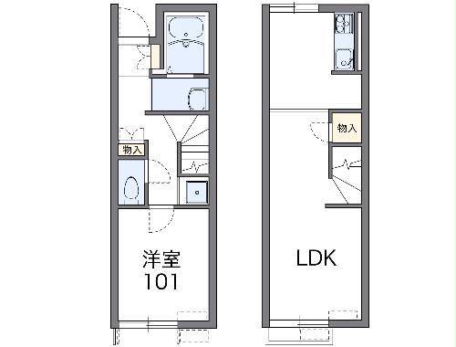 レオネクストカラーズの間取り