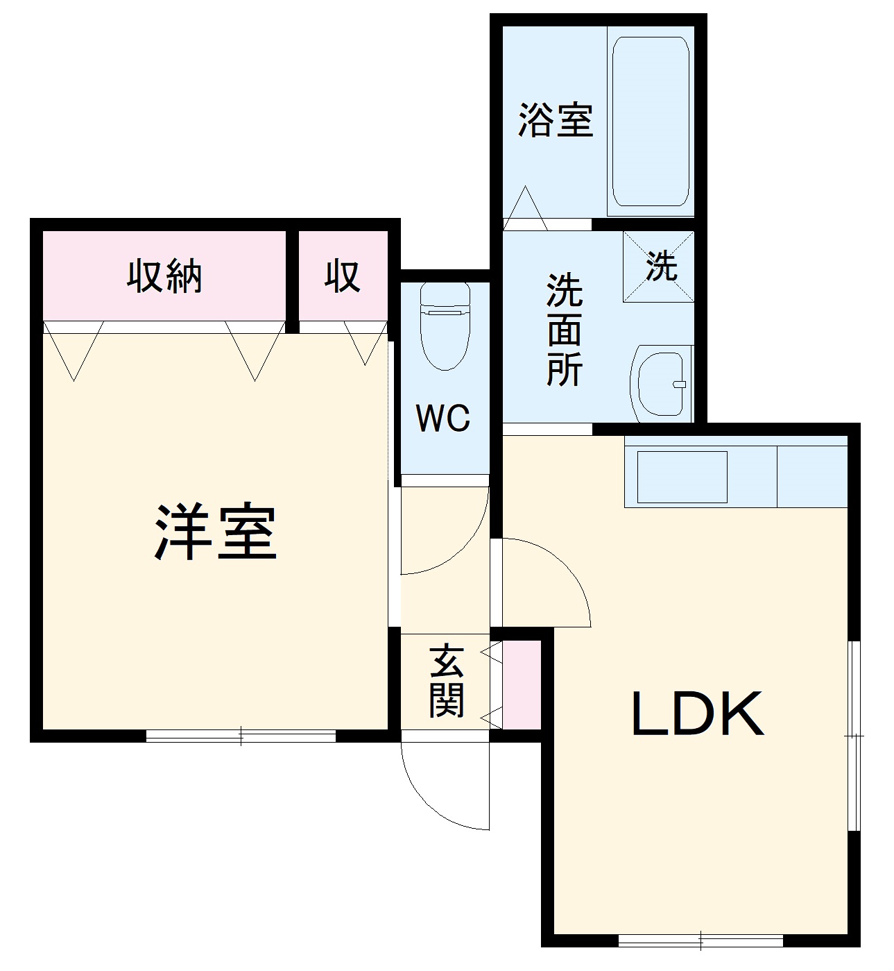 K・One1の間取り