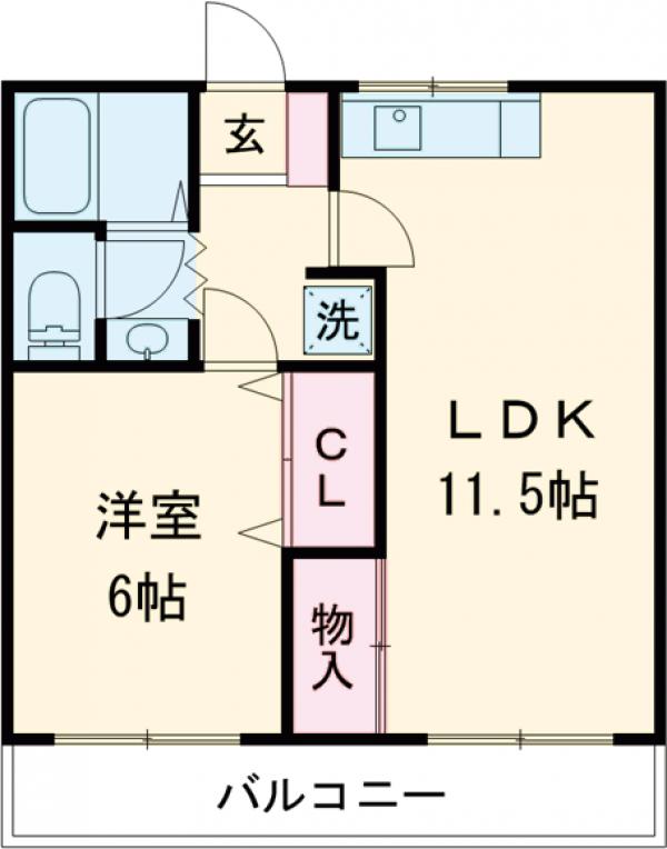 1/1 間取