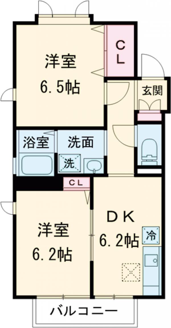 ヴィラ・KAZUの間取り