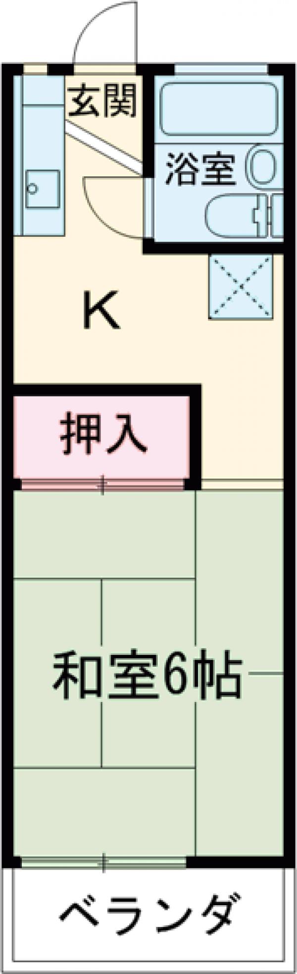 ハイムYTYⅡの間取り