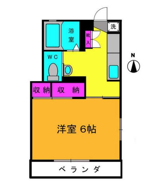 ヒカリハイツの間取り