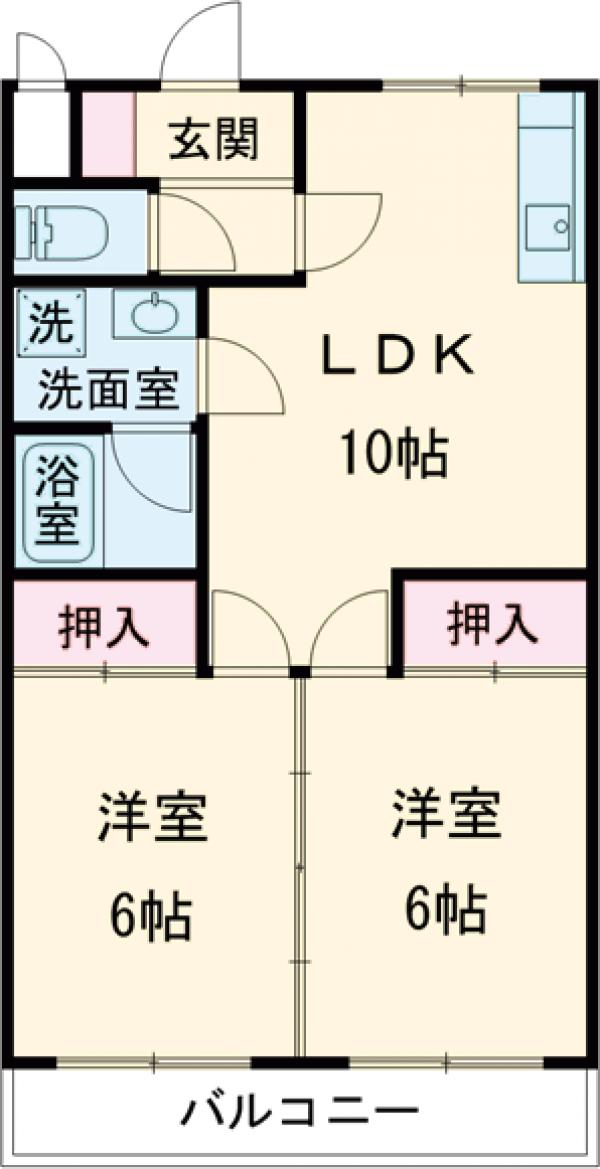 ライフアメニティーの間取り