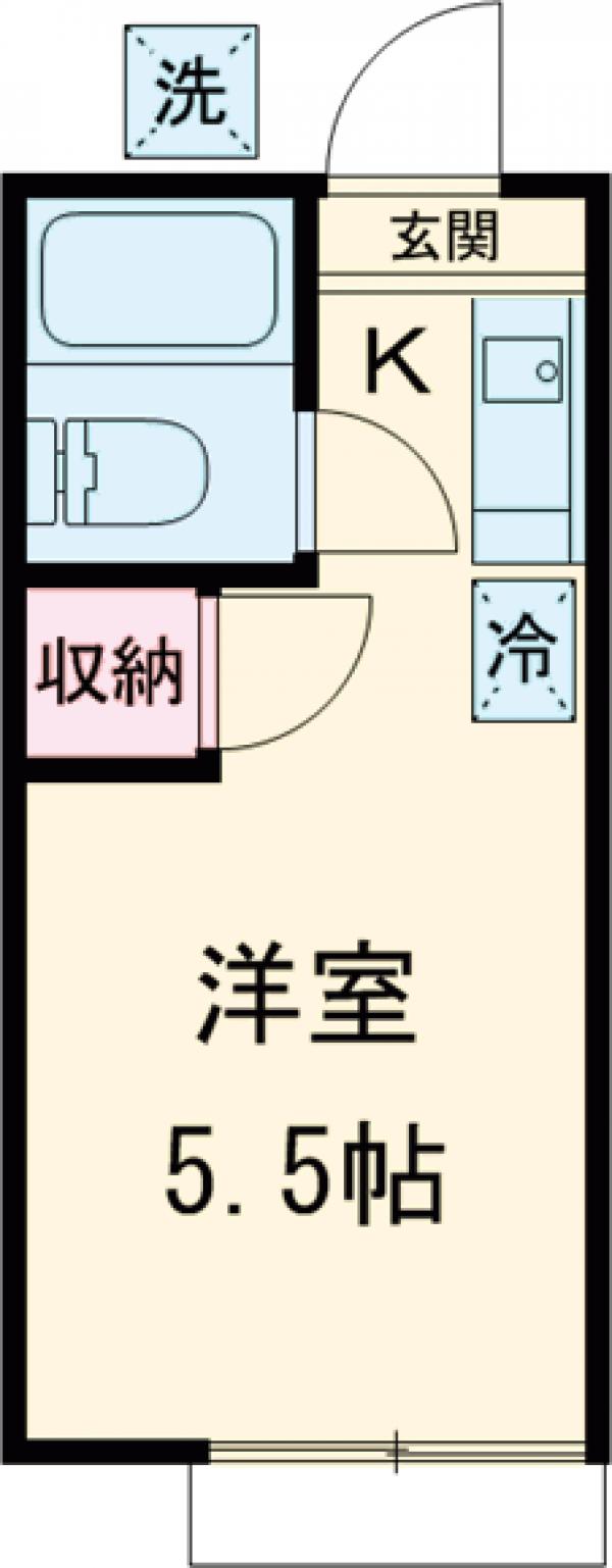タナカアパートメントの間取り