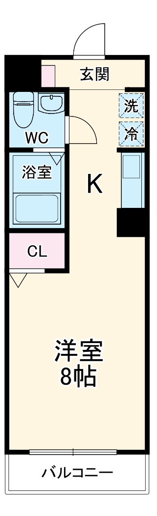 馬絹の完工年月(2008年1月)築の賃貸マンションの間取り