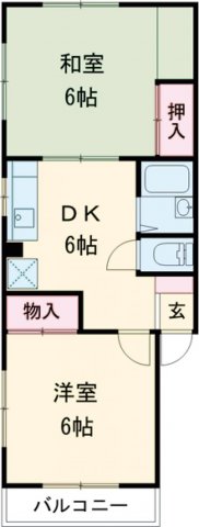 押上の完工年月(1994年5月)築の賃貸マンションの間取り