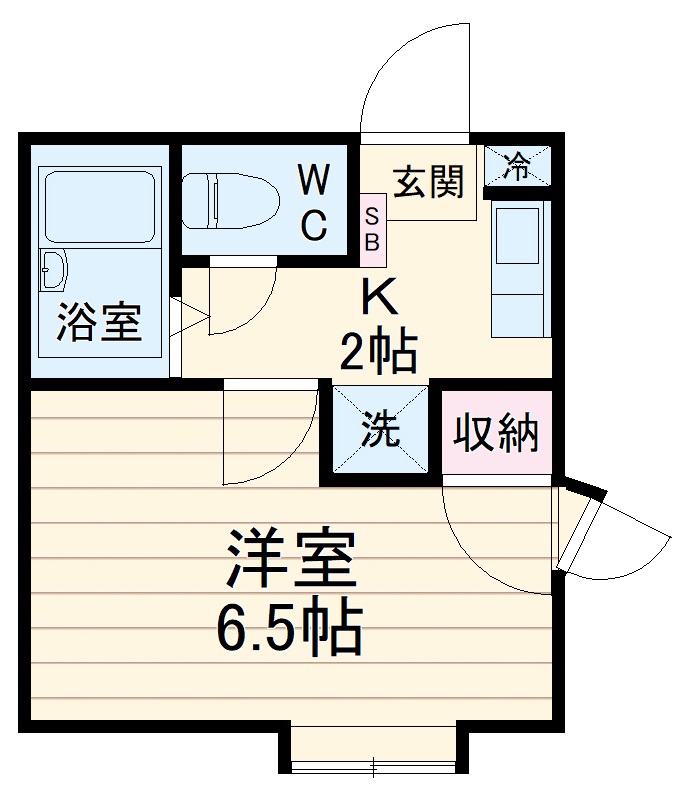 ポールメゾンⅡの間取り