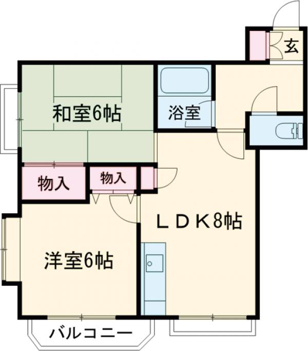 ウェルビル白糸台の間取り