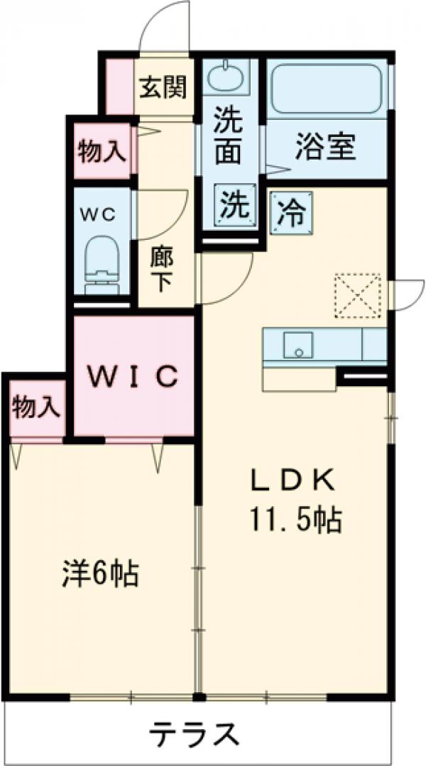 ブリリアントKの間取り