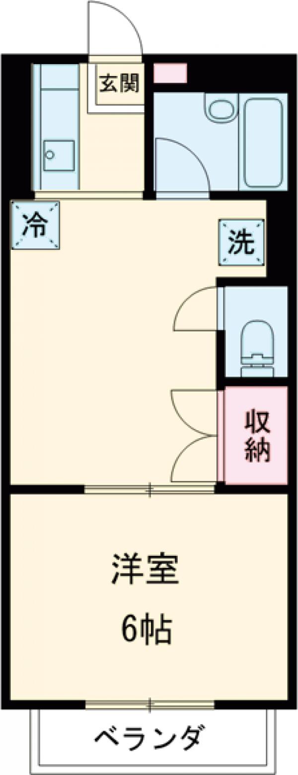 薔薇ハウスの間取り