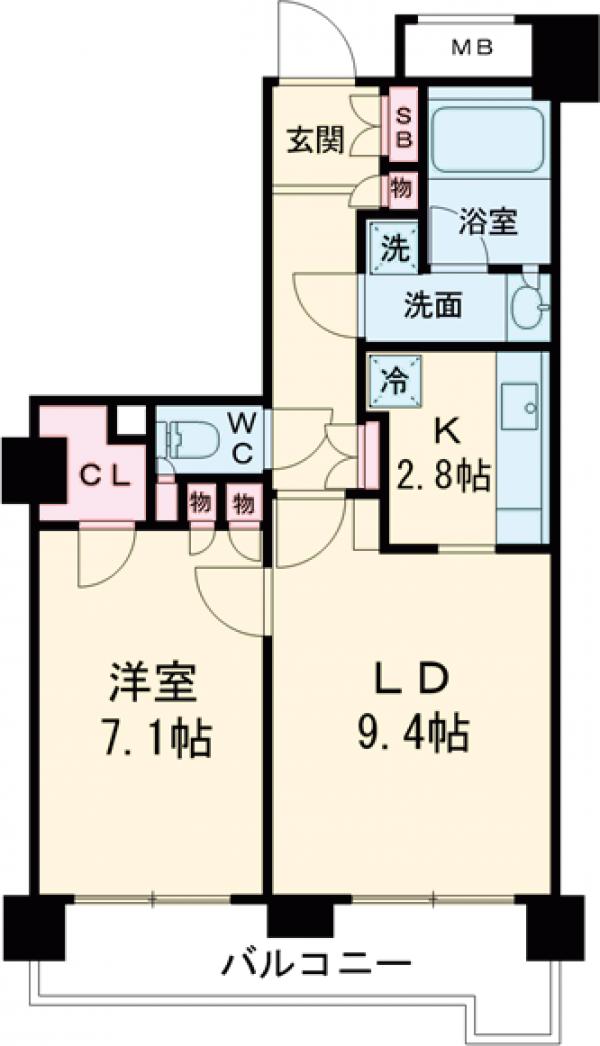 ラフィーネ阿佐ヶ谷の間取り