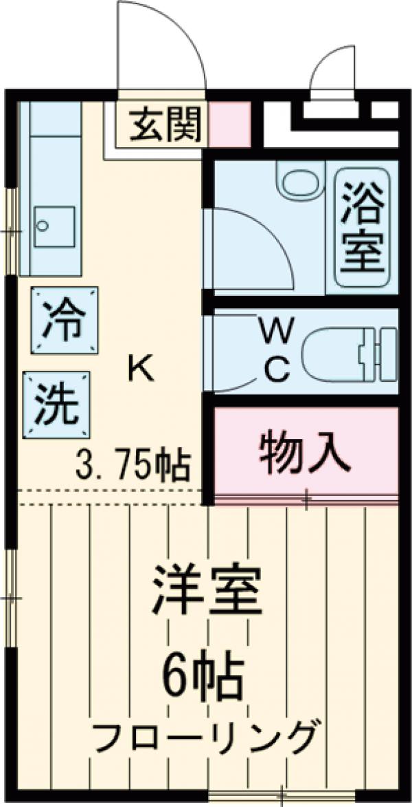 ルミエール府中の間取り