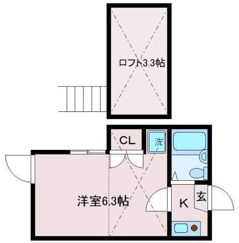 ソレイユ東向島の間取り
