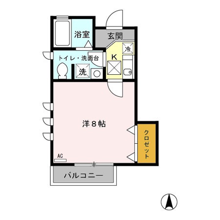 コージー国立の間取り