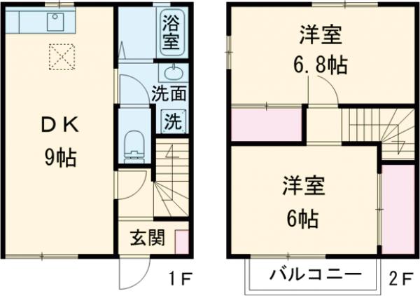 ハイムキロロの間取り