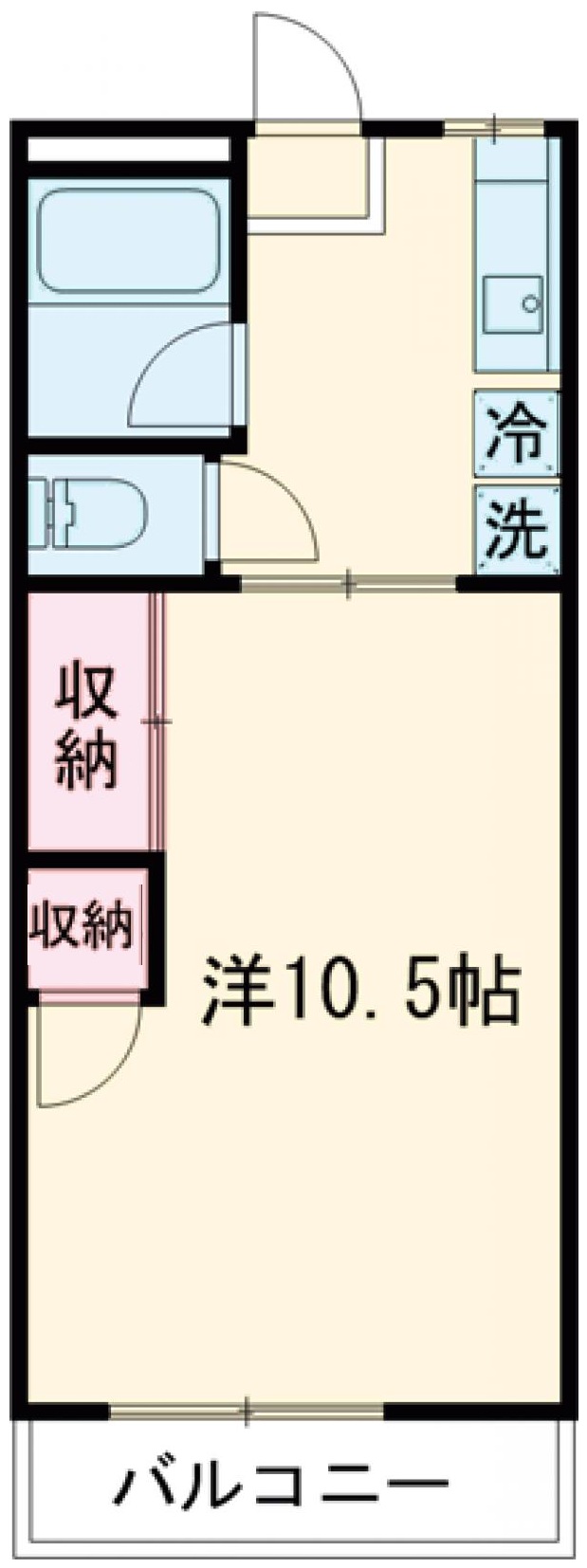 ウィローレヂデンスB棟の間取り