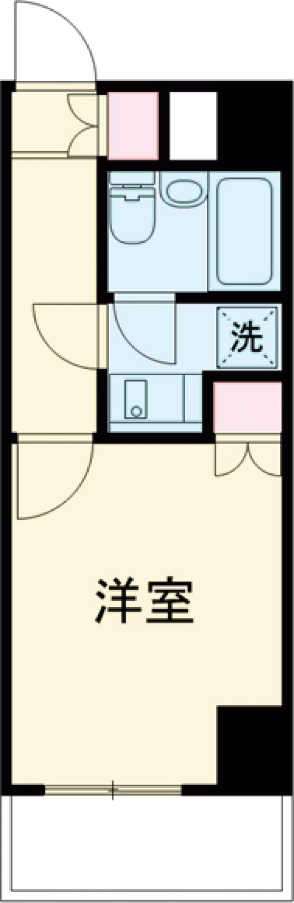 四つ木の完工年月(1992年4月)築の賃貸マンションの間取り