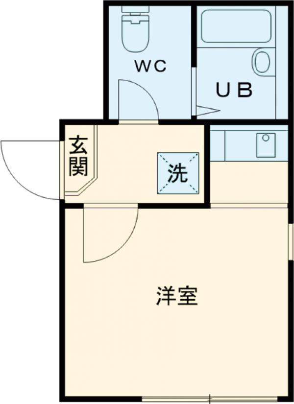 墨田の完工年月(2015年12月)築の賃貸アパートの間取り