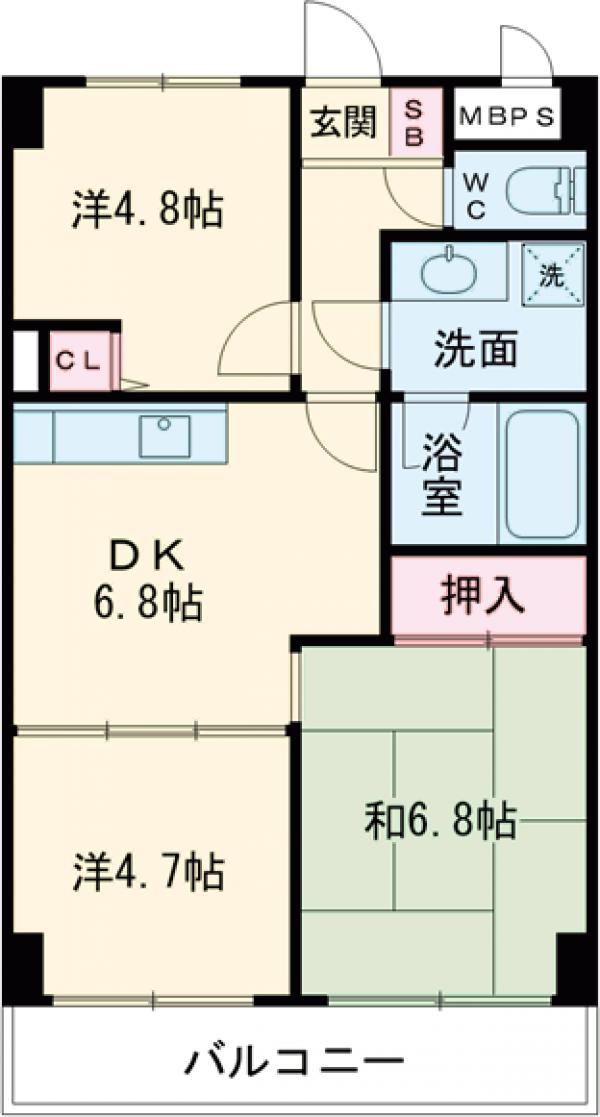 ライオンズプラザ東向島の間取り
