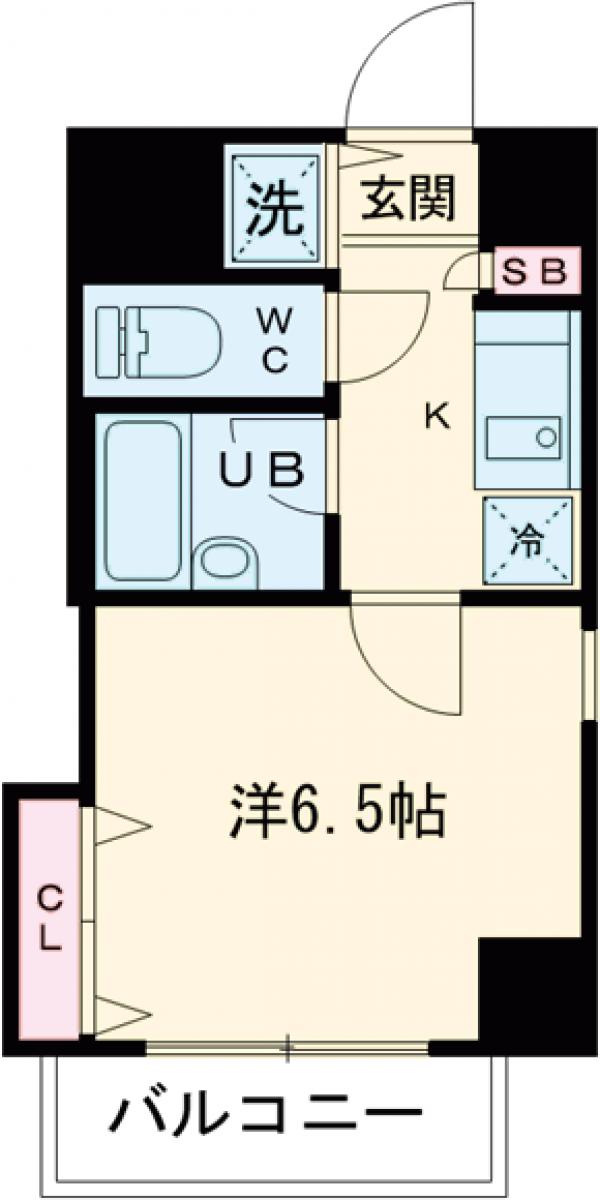 スパシエ府中駅前の間取り