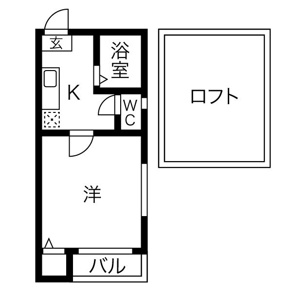 エンルート栄生の間取り