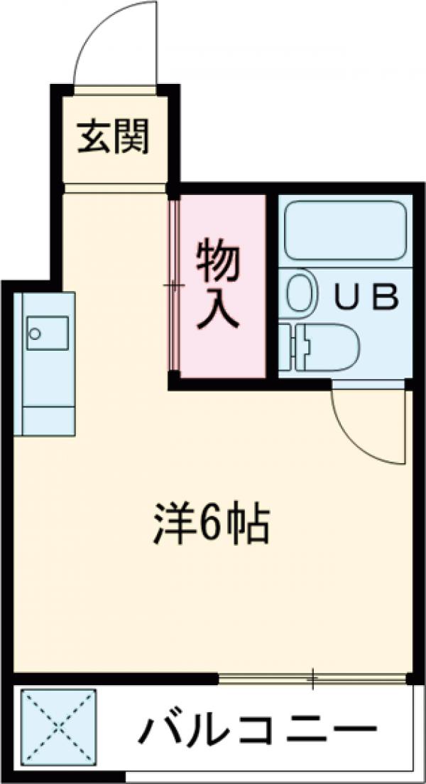 鈴木ビル・402号室の間取り