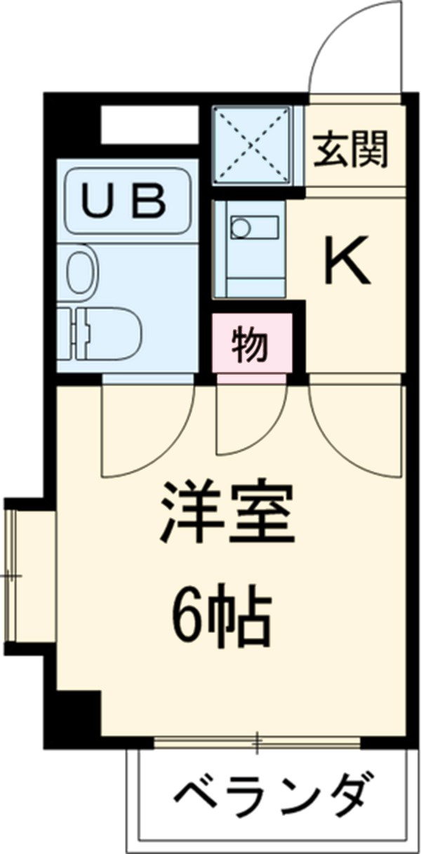 パールマンション立川の間取り