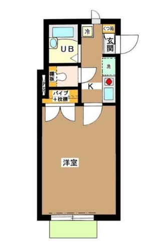 アジュール壱番館・102号室の間取り