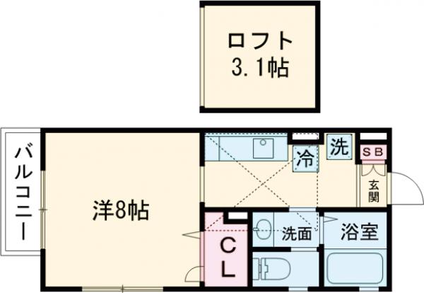 プロムナード プランテの間取り