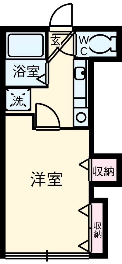 白樺荘の間取り