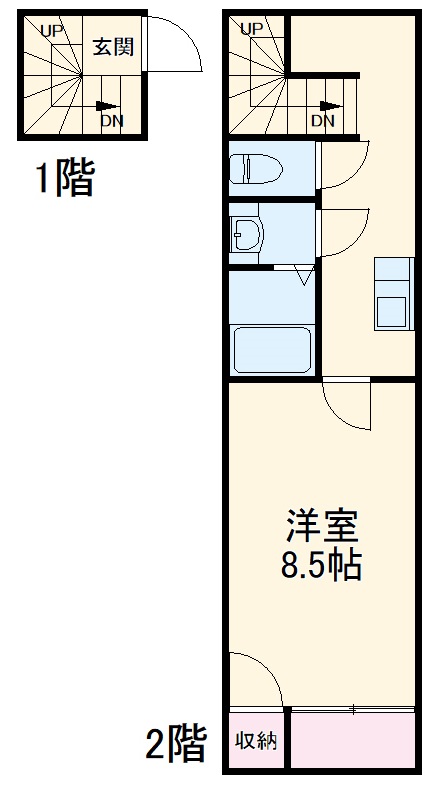 アルカーザNの間取り
