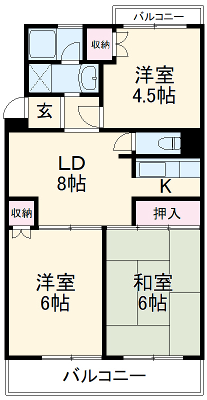 エーデルハイムの間取り