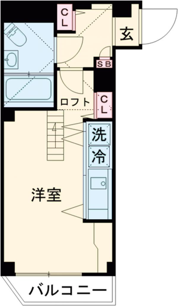 フローレンス立川の間取り