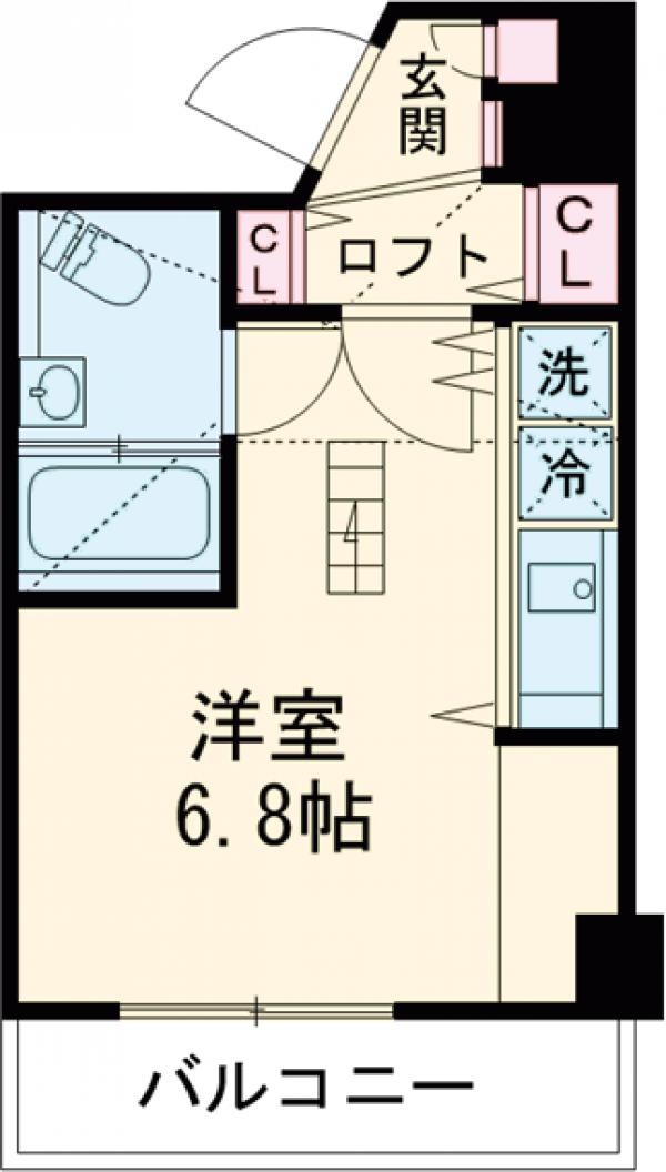 フローレンス立川の間取り