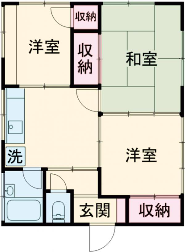 加藤様貸家の間取り
