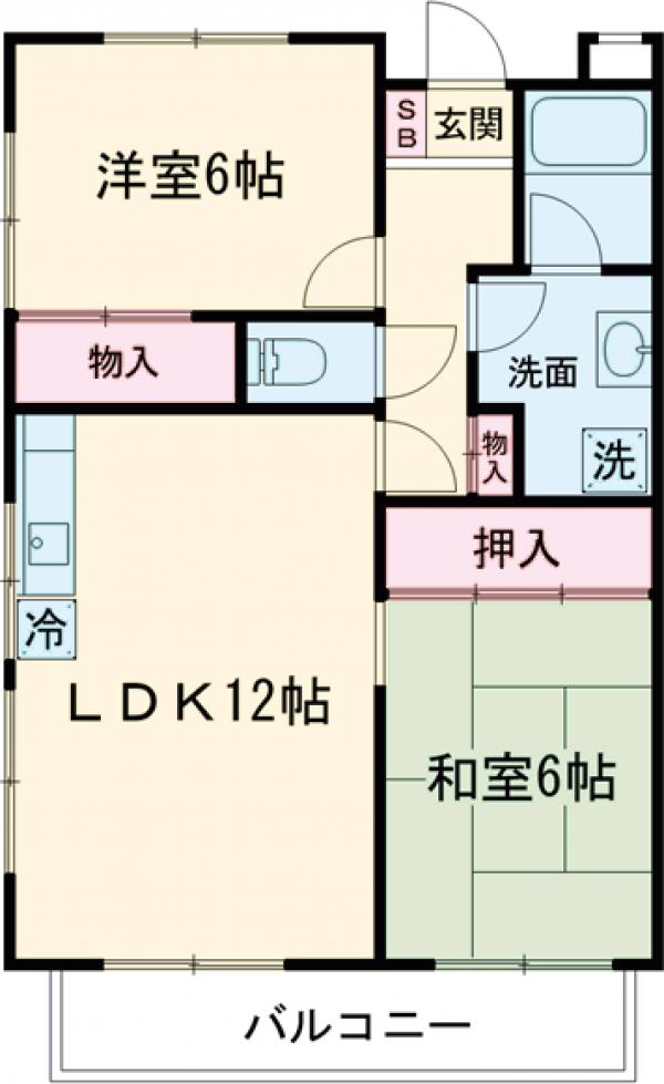 国立イーストハイツの間取り