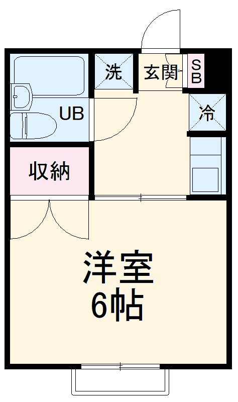 プレジール谷田の間取り