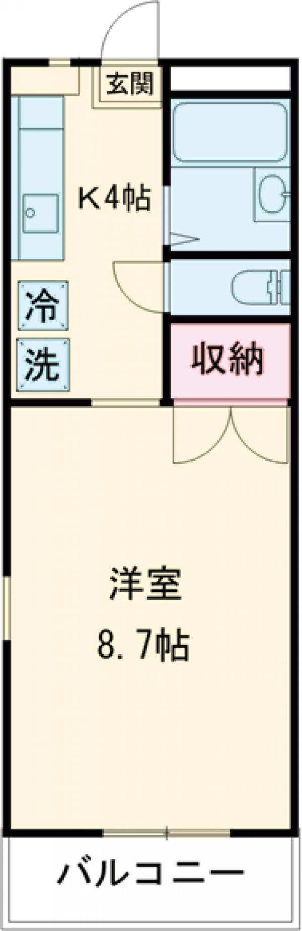 旭ヶ丘ニューライフⅡの間取り